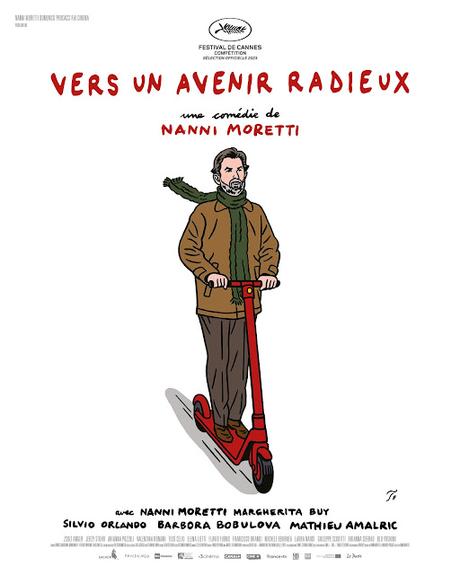 Affiche FR pour Vers un avenir radieux de Nanni Moretti