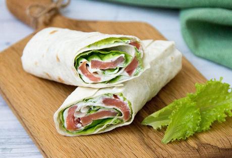 Wrap Léger au Saumon Fumé ww