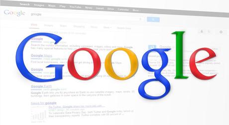 Le logo Google et le moteur de recherche