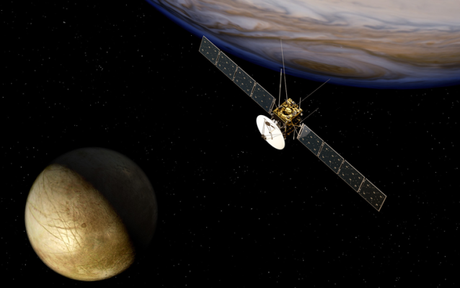 La sonde spatiale Juice en orbite La sonde spatiale Juice en orbite