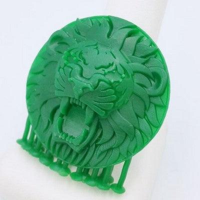 Vue de la maquette en cire du pendentif lion