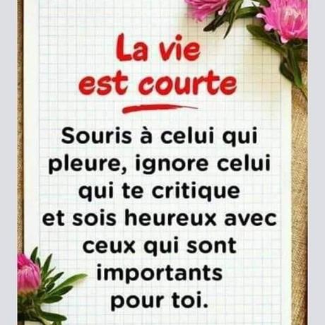 La vie est courte
