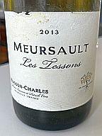 WE : Meursault Buisson Charles VV 20 et Tessons 13, Riesling Boxler Sommerberg 13, Guigal Cote Rotie Brune et blonde 09, Madiran Bouscasse 07
