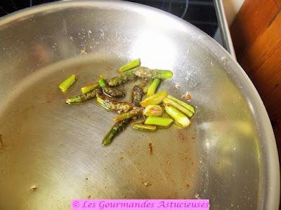 Crozets au pesto d'ail des ours et asperges (Vegan)
