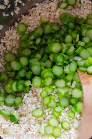 Risotto aux asperges vertes Risotto aux asperges vertes