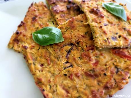 Le pain sarde aux légumes - Coccoi di berdura