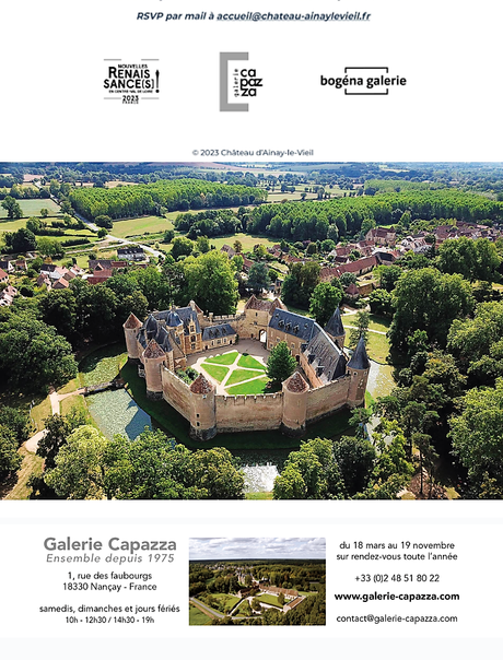 Galerie CAPAZZA – au Château d’Ainay-le-Vieil. le 13 Mai 2023. Exposition Juan Garaizbal.