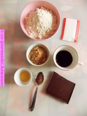 Biscuits gourmands chicorée, café et chocolat au Rhum (Vegan)