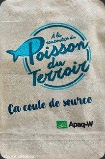 Soupe à l'ail des ours et truite fumée des Ardennes