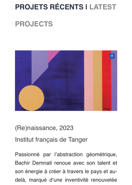 Galerie « Comptoir des Mines » à Marrakech. le Samedi 29 Avril 2023.