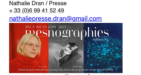 « Mesnographies » 3me édition – juin 2023. Les Mesnuls.