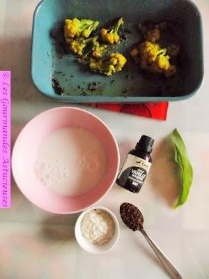 Chou-fleur rôti et sa sauce chicorée-vanille (Vegan)