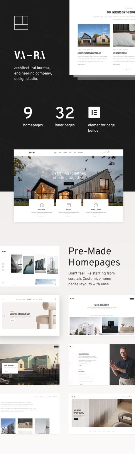 Vara – Thème WordPress d’architecture \\