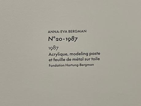 Musée d’Art Moderne – MAM- exposition  Anna-Eva Bergman »Voyage vers l’intérieur »  jusqu’au 16 Juillet 2023.