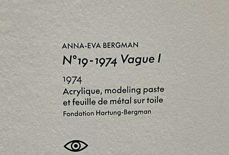 Musée d’Art Moderne – MAM- exposition  Anna-Eva Bergman »Voyage vers l’intérieur »  jusqu’au 16 Juillet 2023.