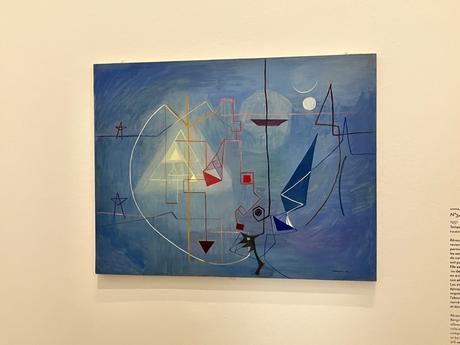 Musée d’Art Moderne – MAM- exposition  Anna-Eva Bergman »Voyage vers l’intérieur »  jusqu’au 16 Juillet 2023.