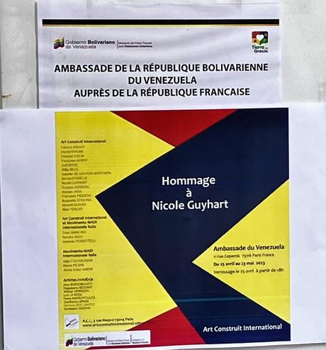 Art Construit International  25 Avril au 23 Mai 2023. Ambassade du Venezuela.