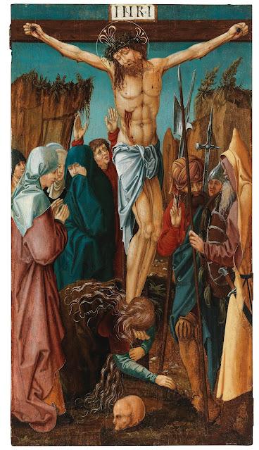 La crucifixion - Cercle de Wolf Huber, vers 1530 La crucifixion - Cercle de Wolf Huber, vers 1530