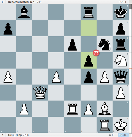 13ème partie du Championnat du monde d'échecs
