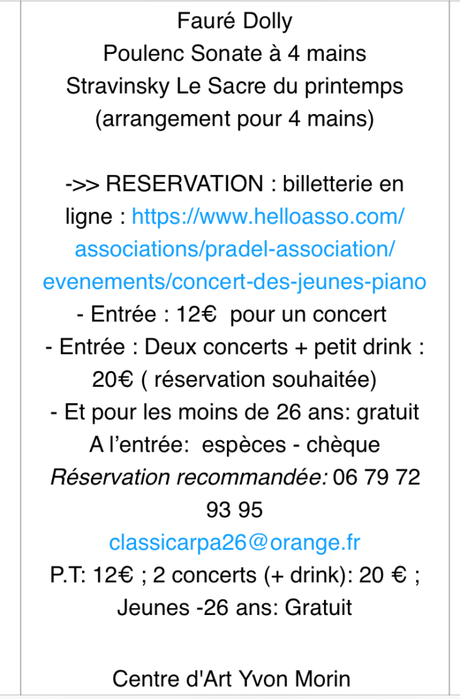 Centre d’art Yvon Morin : Samedi 29 Avril 2023. Le Poet-Laval. (Drôme Provençale)