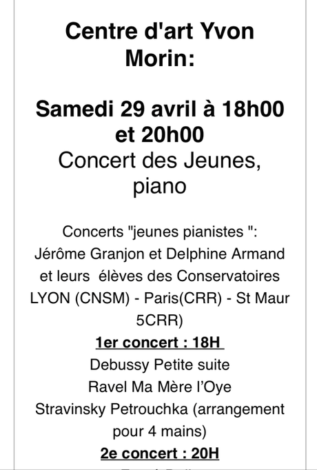 Centre d’art Yvon Morin : Samedi 29 Avril 2023. Le Poet-Laval. (Drôme Provençale)