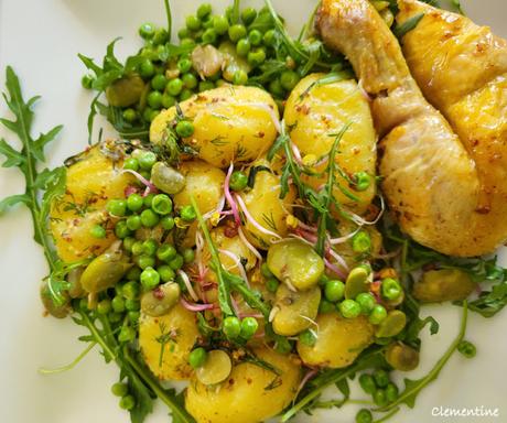 Salade de pommes de terre avec vinaigrette à la moutarde de Gordon Ramsay