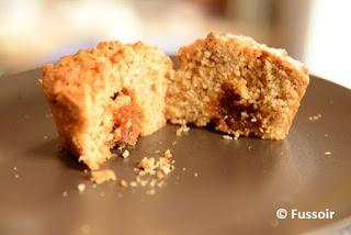 Muffins coeur caramel au beurre salé