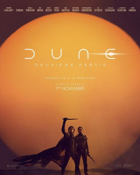 Affiche teaser FR pour Dune - Deuxième Partie de Denis Villeneuve