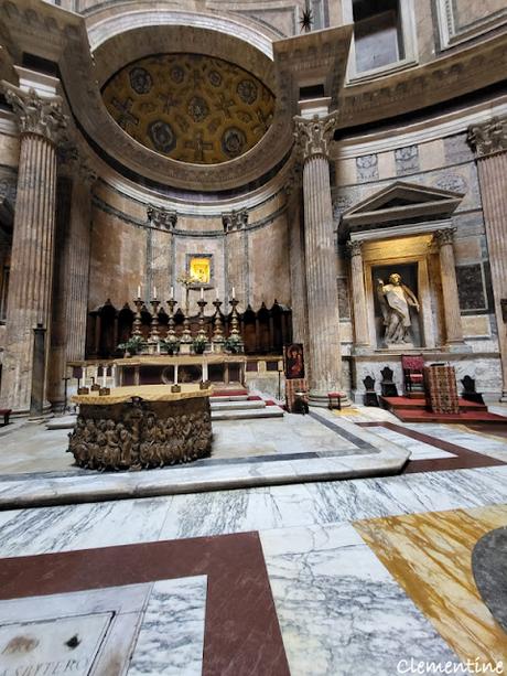 Rome février 2023 - Le Panthéon, l'Eglise St.-Louis des Français et diner à l'appartement