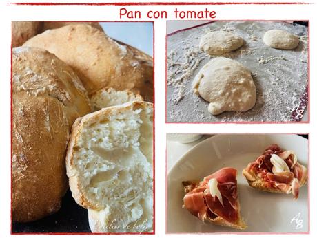 Pan con tomate (tapas) et son pain maison : le pan de cristal