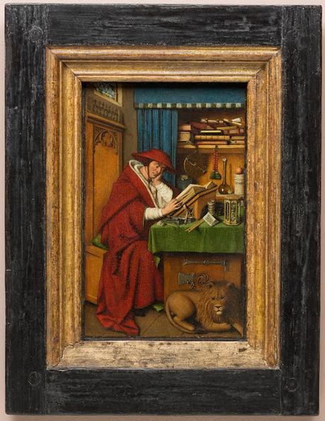 Van Eyck (ou son atelier) - Saint Jérôme en son étude, vers 1435