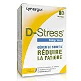 D-STRESS COMPRIMÉS 80 comprimés | Magnésium de 3ème Génération + Taurine + Arginine + Vitamines B | Gère le Stress du Quotidien et Réduit la Fatigue | LABORATOIRE SYNERGIA
