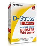 D-STRESS BOOSTER 20 sachets | Magnésium de 3ème Génération + Taurine + Arginine + Vitamines B | Booste l’Énergie Physique et Mentale | LABORATOIRE SYNERGIA