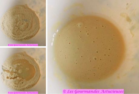 Chou-fleur, asperges et radis sur galette croustillante aux lentilles, accompagnés de tempuras de fanes et d'ail des ours (Vegan)