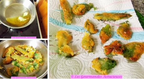 Chou-fleur, asperges et radis sur galette croustillante aux lentilles, accompagnés de tempuras de fanes et d'ail des ours (Vegan)