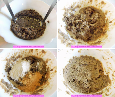 Chou-fleur, asperges et radis sur galette croustillante aux lentilles, accompagnés de tempuras de fanes et d'ail des ours (Vegan)