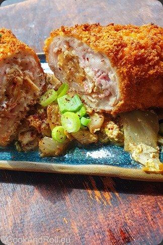 Cordon bleu au kimchi