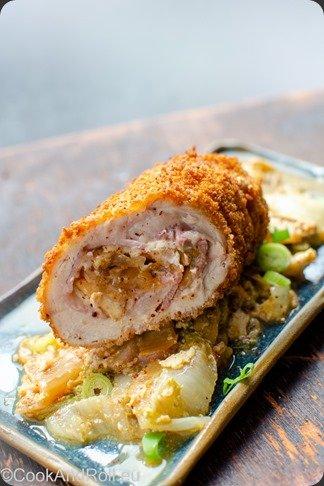 Cordon bleu au kimchi
