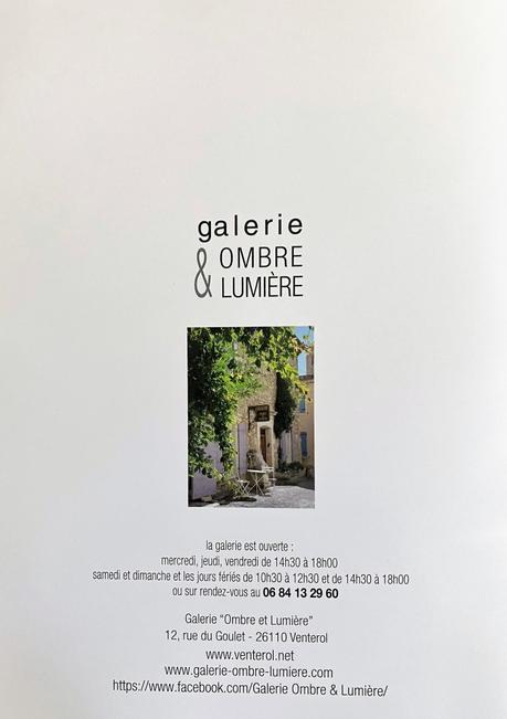 Galerie Ombre & Lumière – à Venterol (Drôme) exposition Caroline François-rubino .  » aux arbres » à partir du 18 Mai 2023.