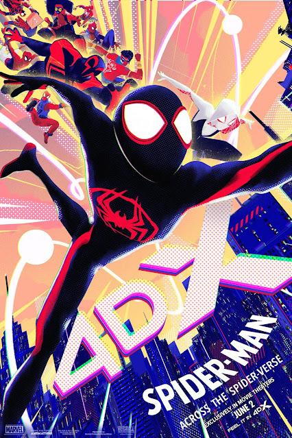 Affiches IMAX, Dolby Cinema et 4DX pour Spider-Man : Across the Spider-Verse