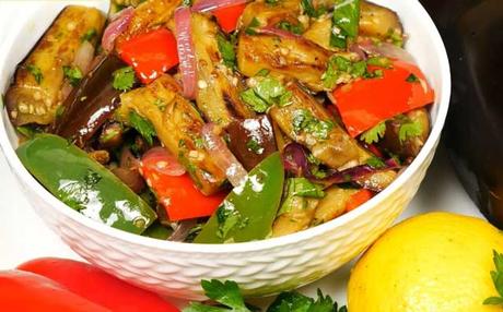 Salade d'Aubergines et Poivrons ww
