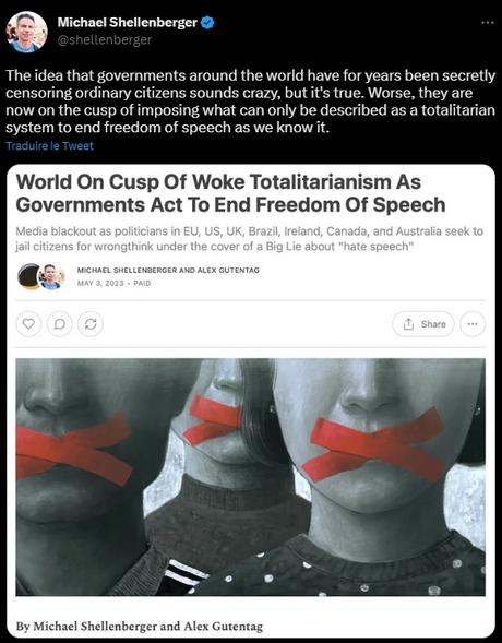 Pour lutter contre la haine en ligne, le mieux est de censurer tout le monde, n’est-ce pas. Pour lutter contre la haine en ligne, le mieux est de censurer tout le monde, n’est-ce pas.