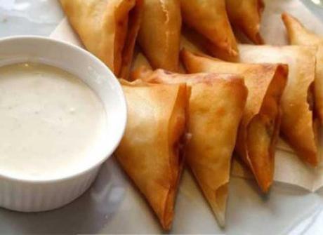 Samoussas au Saumon et Boursin ww