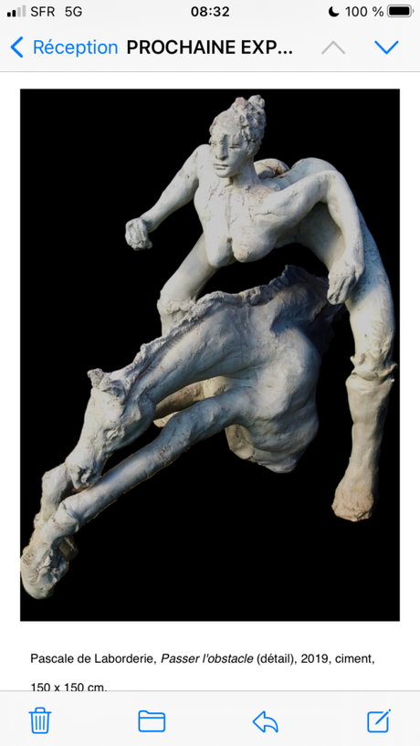 Galerie Marie Vitoux  – exposition « Bouffées d’air » de Pascale de Laborderie- à partir du 11 Mai 2023.