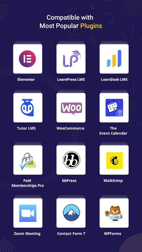 Edubin – Thème WordPress pour l’éducation prise en charge des plugins | Édubin