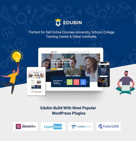 Edubin – Thème WordPress pour l’éducation Introduction au thème WordPress pour l'éducation | Édubin
