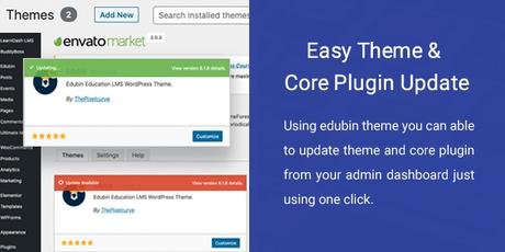 Edubin – Thème WordPress pour l’éducation Mise à jour du thème en un clic - Envato Market