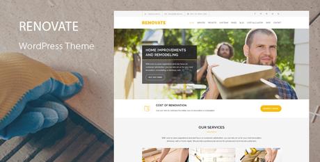 Rénover – Thème WordPress Construction