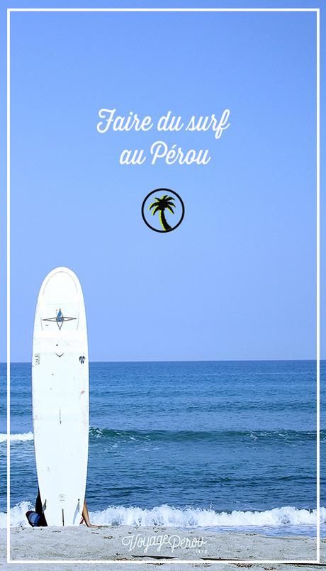 Faire du surf au Pérou