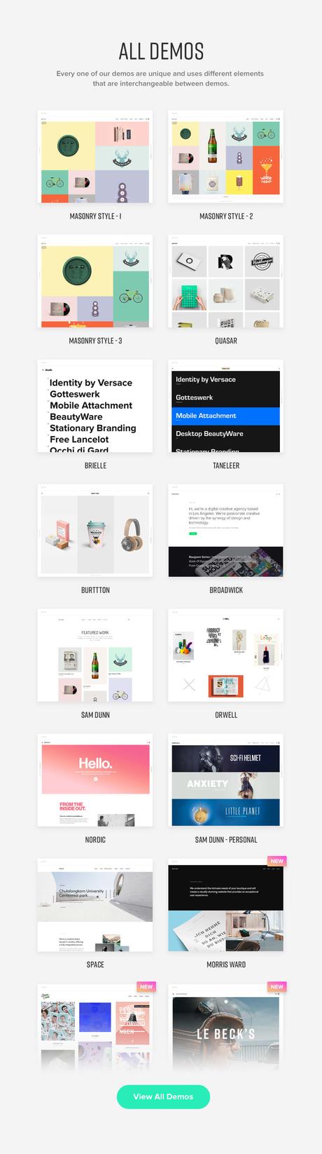 Un thème de portefeuille WordPress visuellement époustouflant